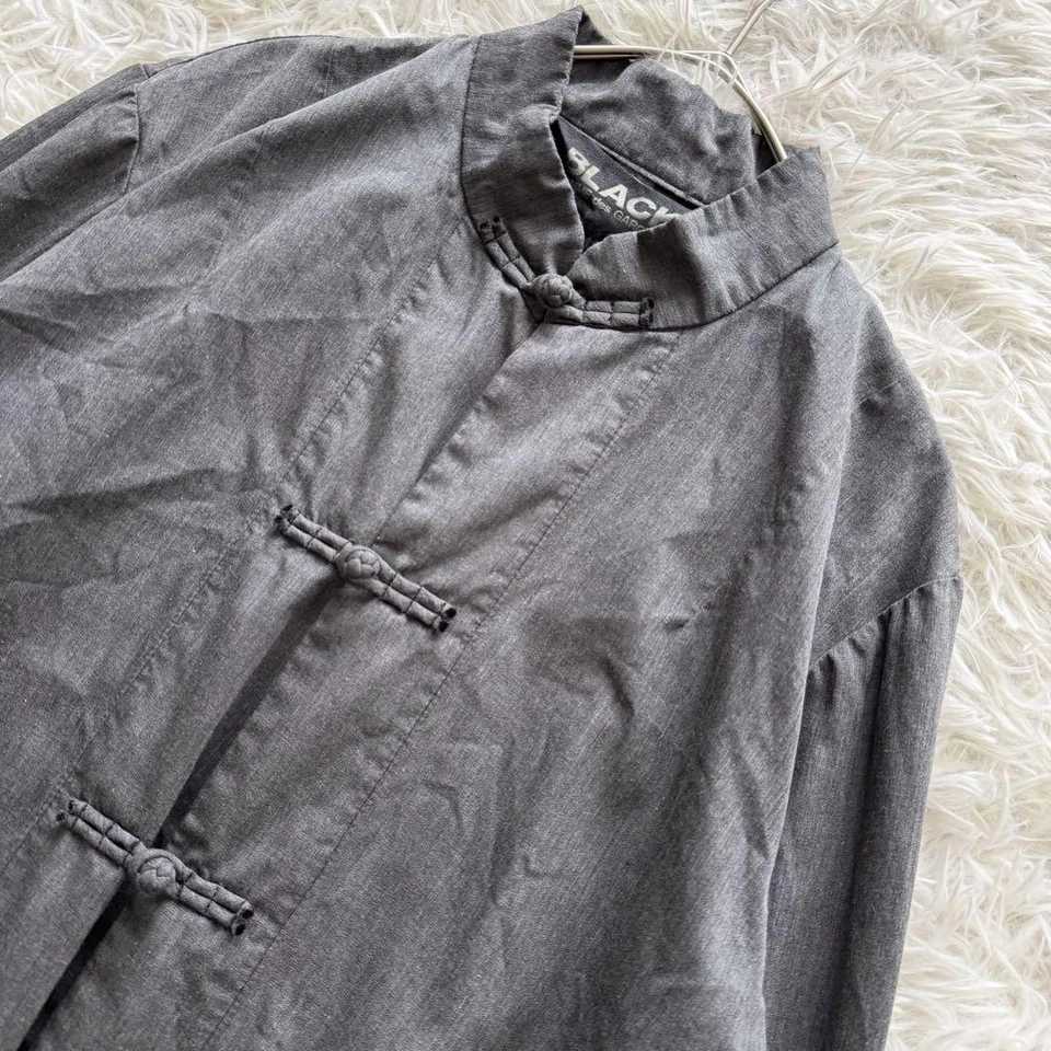 Comme des Garcons AD2011 China Shirt Jacket Mao Color Grey - Image 2 of 4