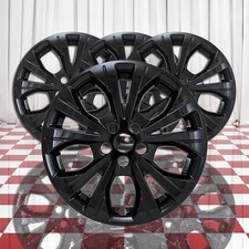 4pc Gloss Black Abs Snap-on 17 Wheel Skins Fits 2023-2025 Ford Escape Active 4pc Gloss Black Abs Snap-on 17 Wheel Skins Fits 2023-2025 Ford Escape Active
