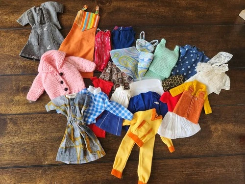 Vtg Barbie Skipper Clothes Lot Some TLC Some Handmade