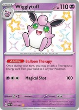 Wigglytuff 147/091 Shiny Rare SV: Paldean Fates EN Near Mint on eBay