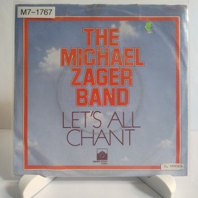 The Michael Zager Band   Let's All Chant, 7'' Vinyl (G+/G-), M7-1767