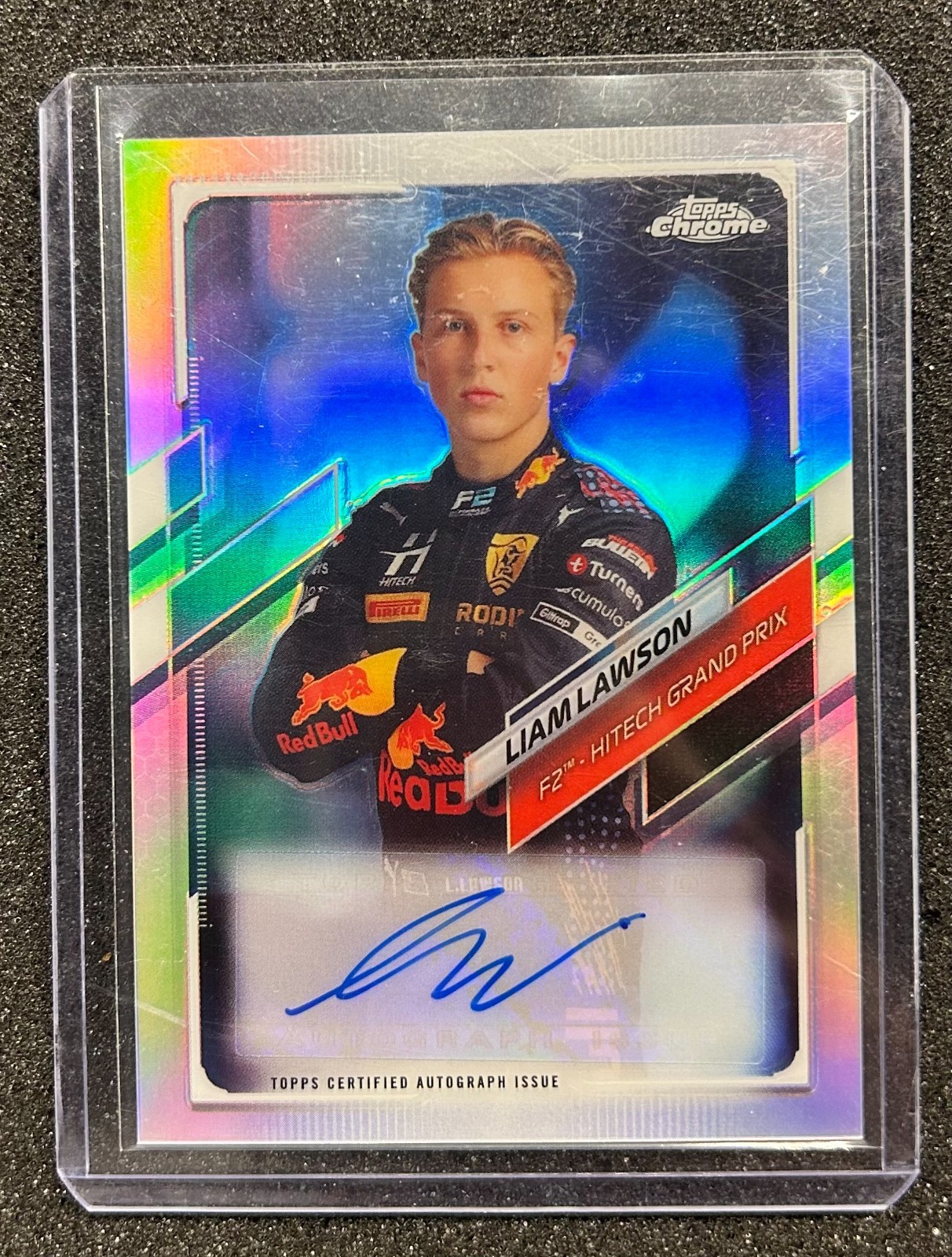 2021 Topps Chrome Formula 1 F1 Liam Lawson RC Autograph 368/391 #CA-LL