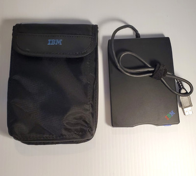 OEM Genuine IBM External 3 1/2'' Portable USB Diskette Drive in Original Case