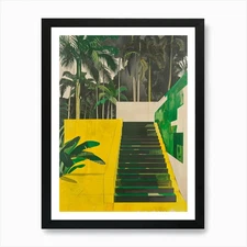 Stairway To Paradise 2 Art Print Framed Wall Art Poster Canvas Print Picture