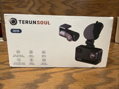 Terunsoul D016 Dual Channel HD 4K Ultra Clear Recording Dash Camera With GPS