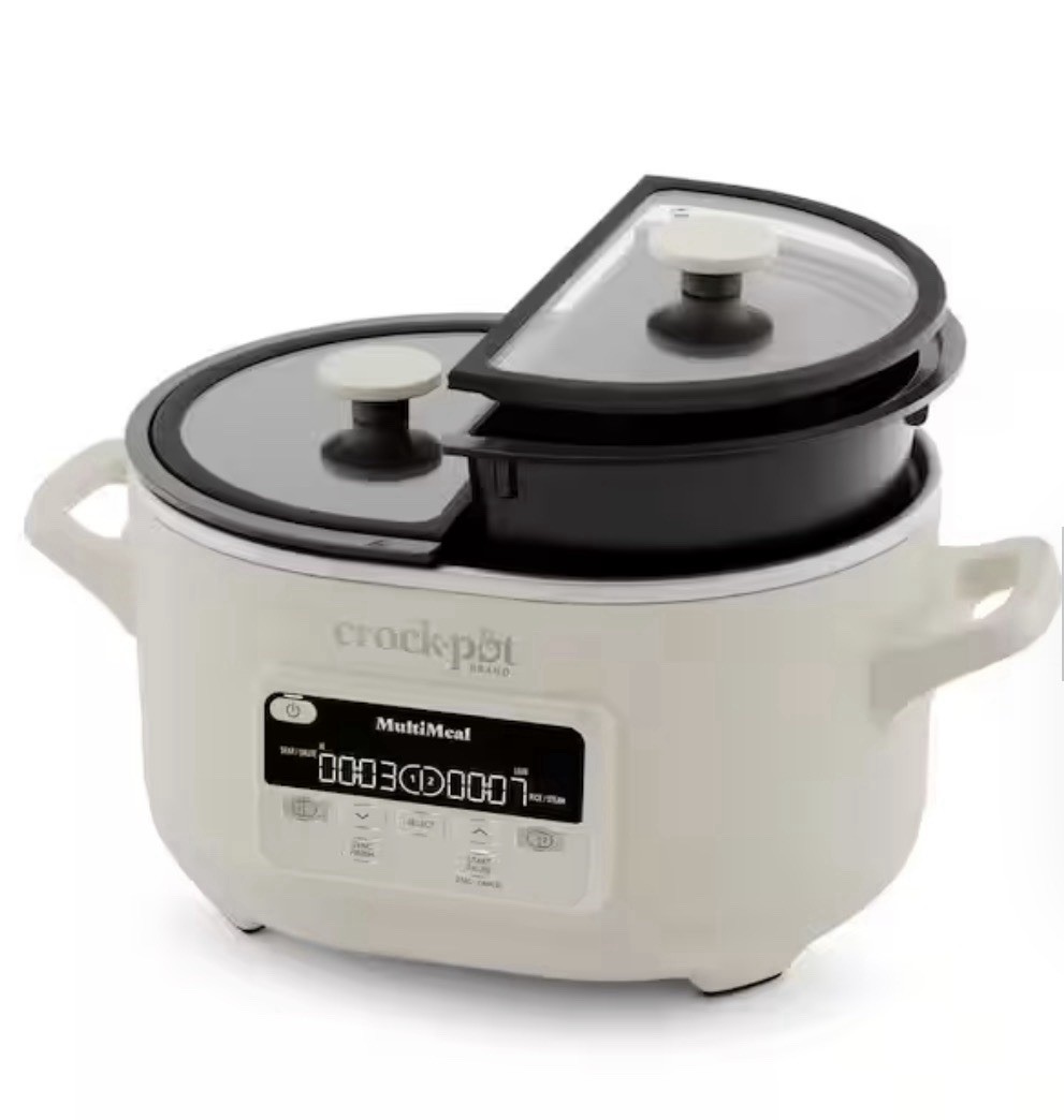 Crock-pot 3.7 qt. Oat Milk Slow Cooker with Multi Meal Multicooker 