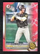 2022 Bowman Draft Red 3/5 Rosman Verdugo #BD-161 02q1