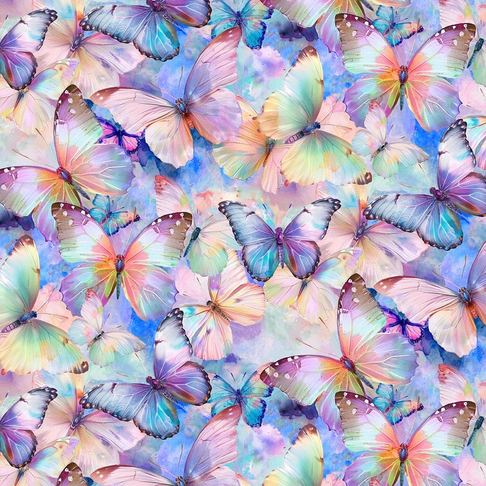 Flutter, Pastel Texture, BTY, 44in Wide, Timeless Treasures Quilt Fabric - Image 2 of 4