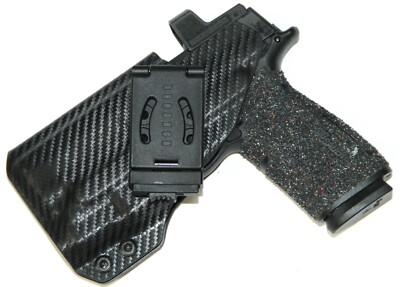 REVKEL OWB Quick Attach Belt Loop Cross Draw holster with Crimson Trace Laser