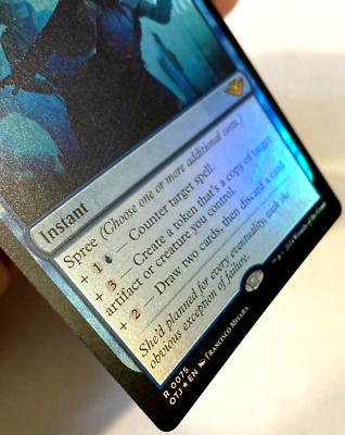 MTG Three Steps Ahead *FOIL* Outlaws of Thunder Junction 0075 NM