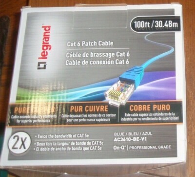 LEGRAND #AC3610-BE-V1 100 Ft Cat 6 Patch Cable
