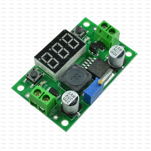 DC--DC Buck Step Down Converter Module LM2596 Voltage Regulator + Led Voltmeter