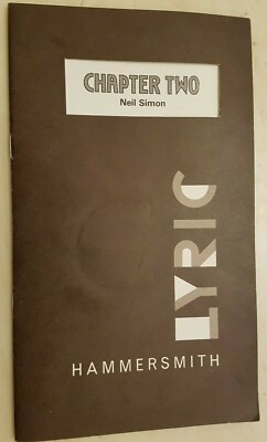 Theaterprogramm Kapitel zwei - Gary Waldhorn George Layton Maureen Lipman