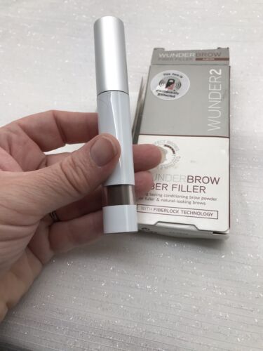 Wunder2 Wunderbrow Fiber Filler Brow Powder Auburn Fuller Look 0.07 Oz NEW - Picture 13 of 13