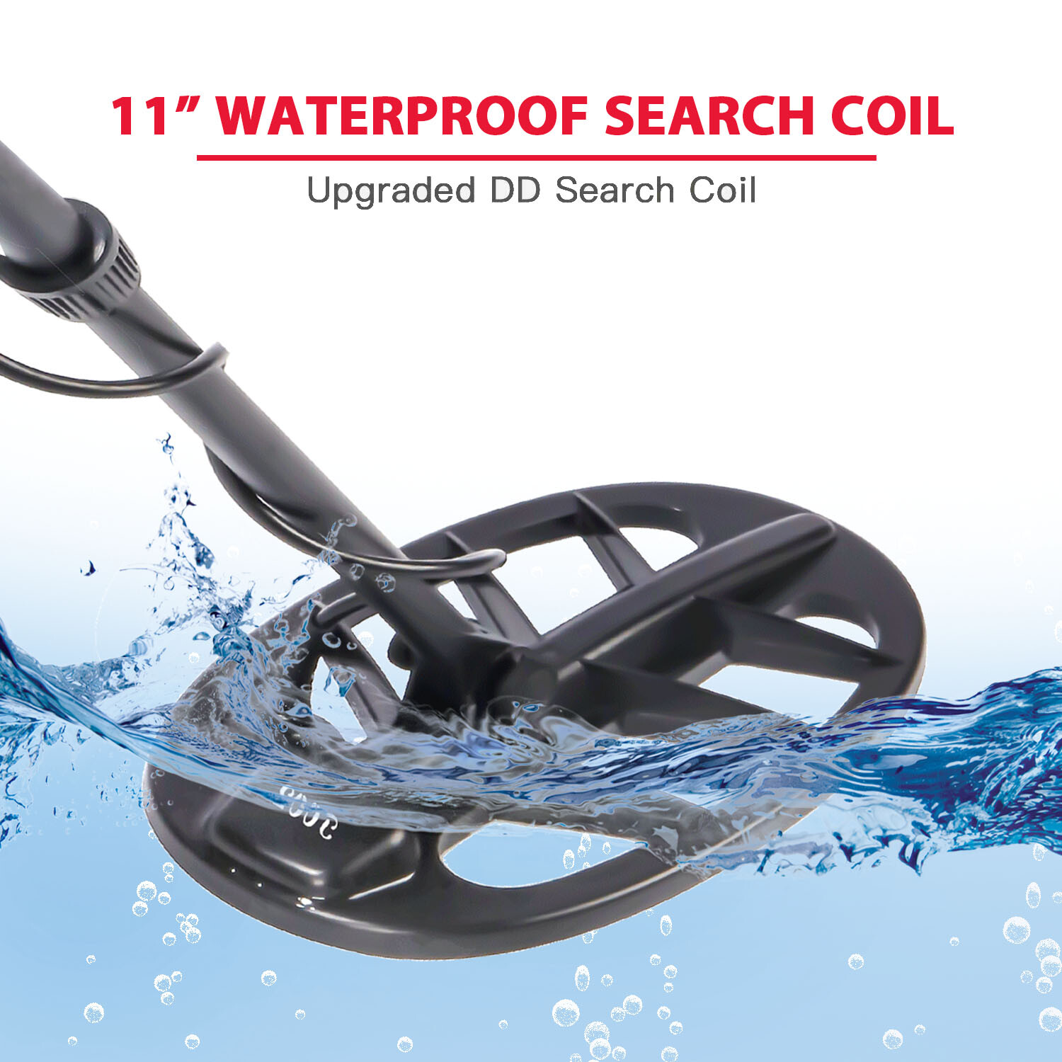 Metal Detector for Adult Professional & Waterproof Coil Detector w/3