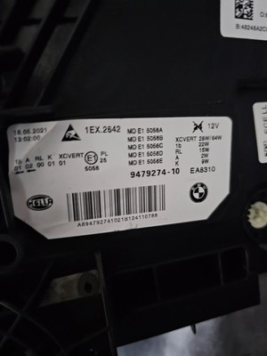 BMW 5 SERIES G38 G30 LED HEADLIGHT 9479274 | eBay