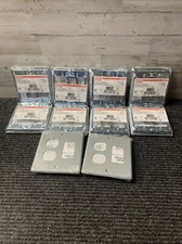 10 NIB WIREMOLD G4047BM FACEPLATE 2-GANG DUPLEX & 2A MINI ADAPTER