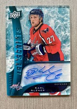 Karl Alzner 2009-10 Upper Deck Trilogy Ice Scripts Autograph Hard Auto IS-KA