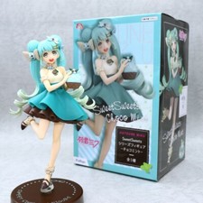 Hatsune Miku Choco Mint 7.5in Figure PVC Statue SweetSweets FuRyu Japan Mint