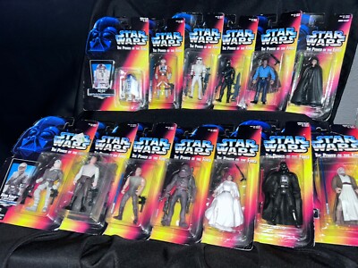Kenner Star Wars The Power of the Force (Red) 1995 & (Green) 1996