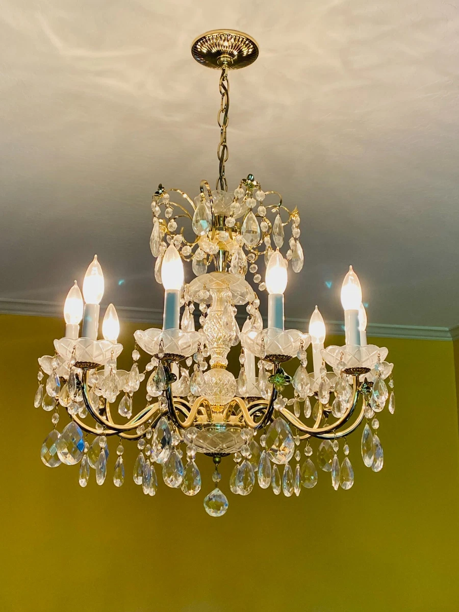 Schonbek crystal chandelier 10 lights 24