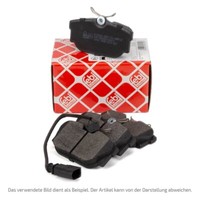 Febi BremsbeläGe + Warnsensor FüR Bmw 3Er E46 330I 330Xi 330D 330Xd Hinten