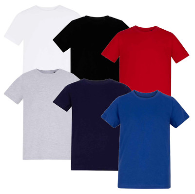 AWDis Kids Boys Girls 150gsm Crew Neck Short Sleeve Tee T-Shirt