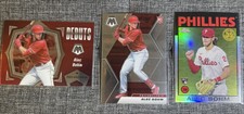 Lot Of 3 2021 Mosaic ALEC BOHM Rookies-Mosaic Base-debut-chrome 35th Refractor
