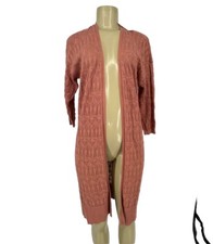 NEW Loft Ann Taylor XS Open Front Cardigan Sweater Open Knit Half Sleeve VK1