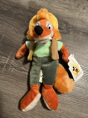 NWT Vintage Brer Fox Disney World Splash Mountain Song Of The South Beanie Plush - Picture 1 of 9