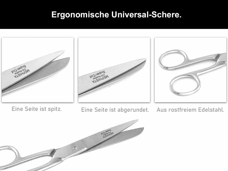 ALLE GrÖßen ALLZWECKSCHERE Schere Haushaltsschere Küchenschere EDELSTAHL - Bild 3 von 4