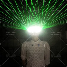 2in1 80 Beams Laser Glasses LED Light Club Party Stage Show DJ Lighting Prop NEW