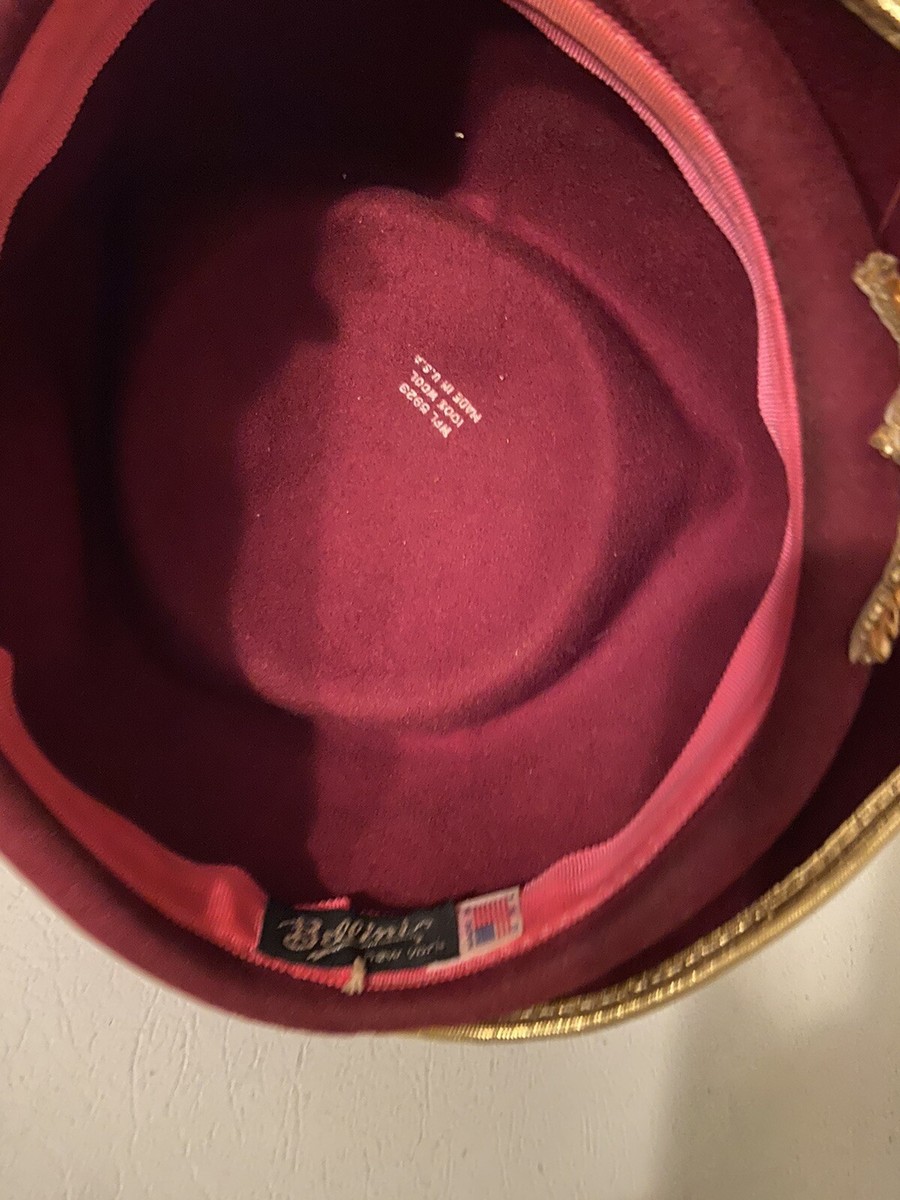 Beautiful Burgundy Wool Church Dress Hat | eBay display picture 3