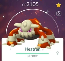 - Shiny Heatran -  P T C - 80k stardust