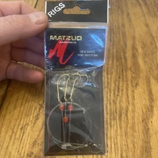 Matzuo Sea Bass Top/Bottom 3 Hook Rig  NOS