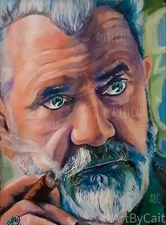 Mel Gibson Painting Original
