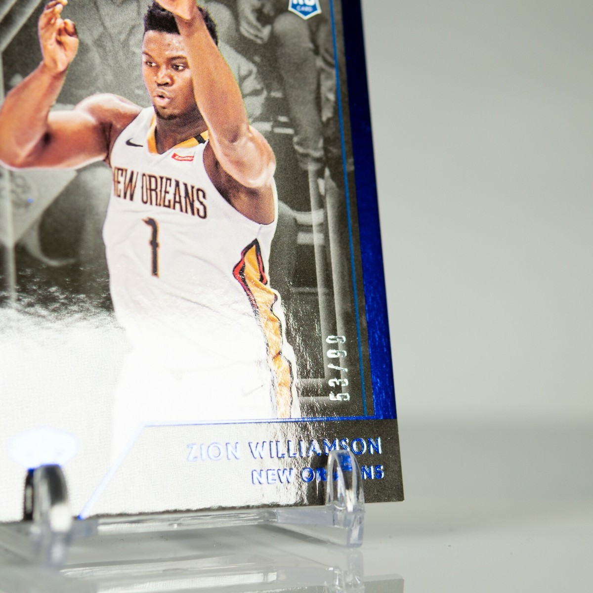 NBAカード　Zion williamson RC BLUE 99シリ Zion Williamson Majestic Blue /99 RC 2019-20 Panini