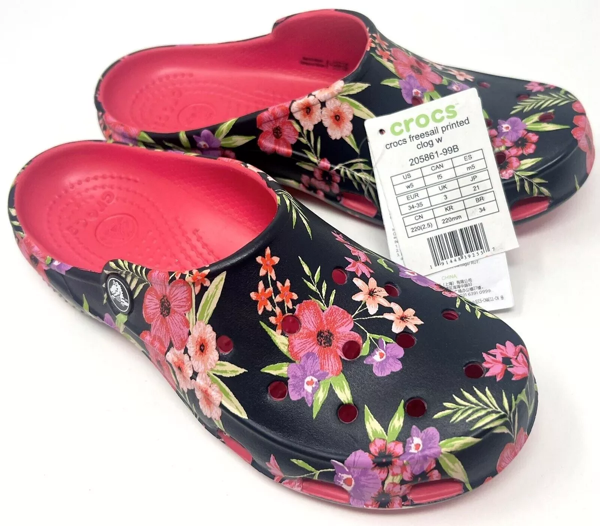 Crocs tropical floral hotsell