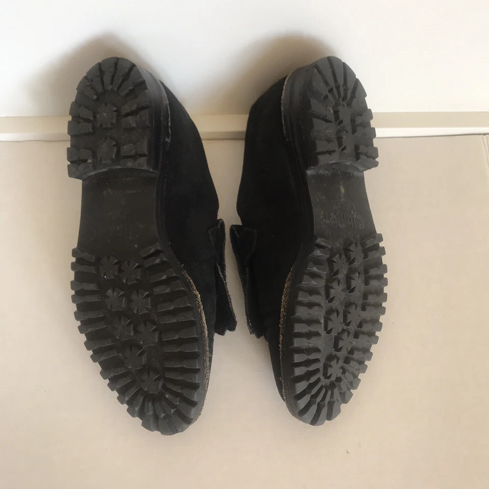 Mocasín de gamuza negro Walter Steiger Climber Silon para mujer suela de goma EE. UU. 6 Foto 4 de 4