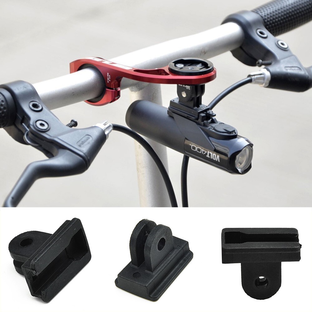 1PC Bicycle front light mount adapter for CATEYE HL-EL135 VOLT100 plastic black
