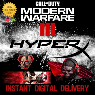 Paquete HyperX MW3 Vinilo/Emblema/Tarjeta de Llamada Call Of Duty Modern Warfare III 3 ✨
