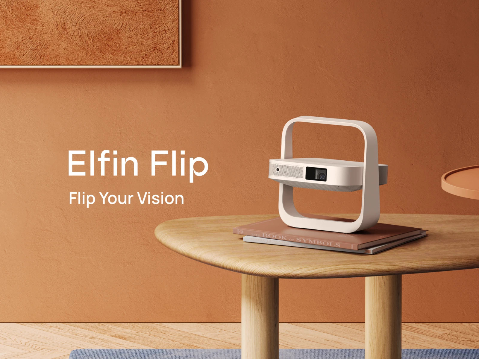 XGIMI Elfin Flip Portable Projector, 1080P FHD Resolution