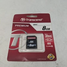 Transcend SDHC 8GB Digital Memory Card 