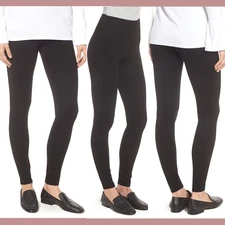 NWT Lysse [ Small ] Control Top Center Seam Ponte Knit Leggings Black Lyssé #5