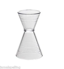 Plastic SUPER  DOUBLE JIGGER 3oz. X 1-1/2oz. Shot Pourer #8014 EACH