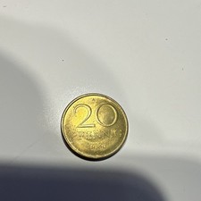 DDR 20 Pfennig 1969 A M&uuml;nze Messing Erhaltungsgrad: Sehr sch&ouml;n