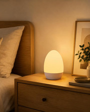 Night Light for Kids, Egg Light for Nursery with 12 RGB Colors & 2 Dynamic Modes