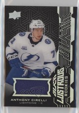 2018-19 SPx UD Black Lustrous Rookies Jerseys Anthony Cirelli #LR-AC 12mg