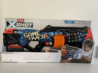 X-Shot ZURU Skins Last Stand  Game Over  Dartblaster 16 Air Pocket Darts ab 8