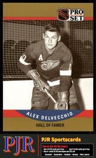 Alex Delvecchio 1990-91 Pro Set #652 Detroit Red Wings